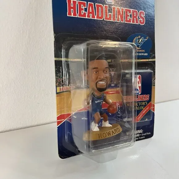 NBA Headliners Juwan Howard Figure Washington Wizards Corinthian 1997  Sealed - Picture 5 of 8
